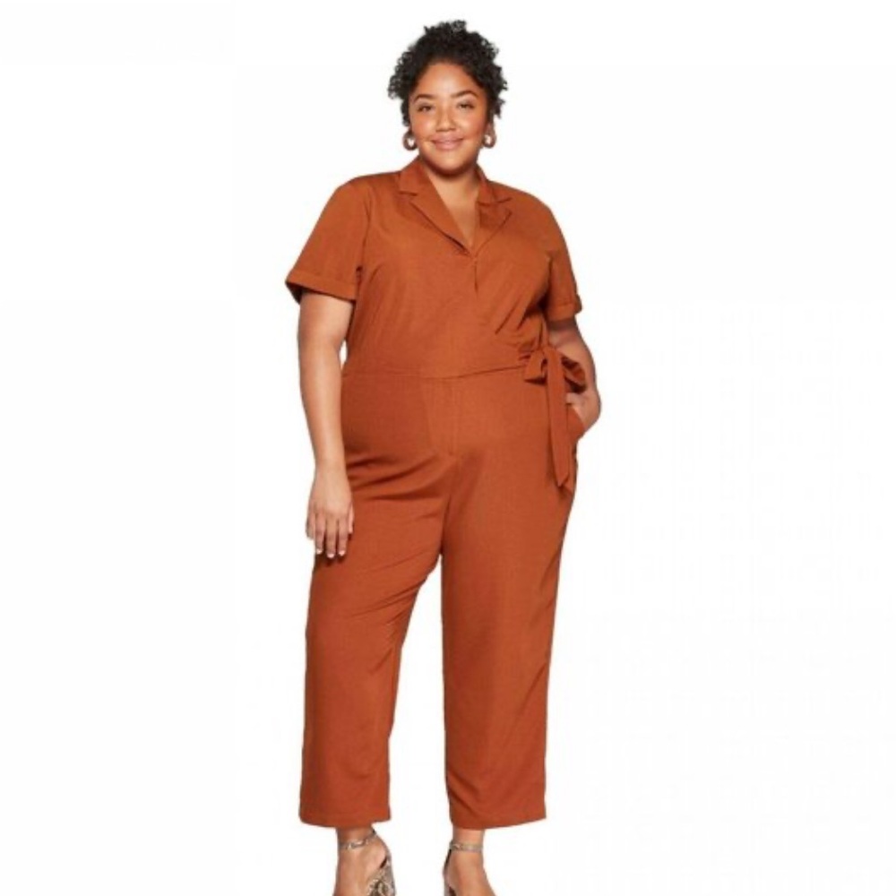 Ava & Viv | Orange Jumpsuit